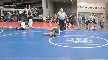 111 lbs Rr Rnd 2 - Austin Brooks, Team Tugman - MSC vs Paris Turner, Rabbit Wrestling Club - MSC