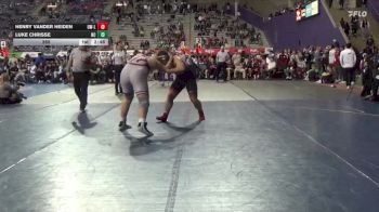 285 lbs Semis & 3rd Wb (16 Team) - Luke Chrisse, North Central vs Henry Vander Heiden, Wisconsin-La Crosse