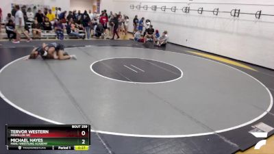 175 lbs Cons. Round 3 - Michael Hayes, Manu Wrestling Academy vs Tervor Western, Mogollon WC