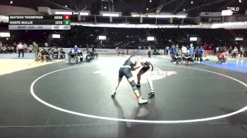 150 lbs Cons. Round 3 - Dante Mallie, Central Kitsap vs Mayson Thompson, Union