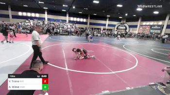 73 lbs Consi Of 4 - Victor Triana, Riverside Rascals vs Adam Wiese, Hemet WC