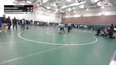 285 lbs Champ. Round 1 - Nathan Cornejo, Bassett vs Santino Castellanos, Eisenhower