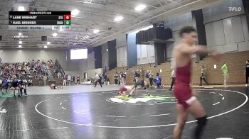 141 lbs Champ. Round 1 - Kael Brisker, Southeastern University vs Lane Wishart, St. Thomas University