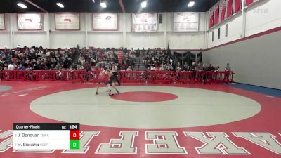 138 lbs Quarterfinal - Jack Donovan, Tewksbury vs Maxx Bieksha, Norton