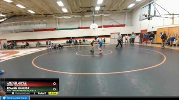 98 lbs Cons. Semi - Jasper Lopez, Lovell Middle School vs Rowan Hanusa, Rocky Mountain Middle School