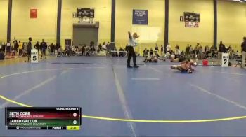 149 lbs Cons. Round 2 - Seth Cobb, Itasca Community College vs Jared Gallub, Nebraska Weslyn University