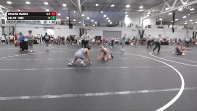 120 lbs Quarterfinals (8 Team) - Damian Manna, Rebellion vs Caleb Kirk, Freakztyle Black