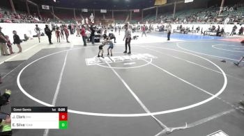 46 lbs Consolation - Jayce Clark, Division Bell Wrestling vs Ezekiel Silva, Team Xtreme WC