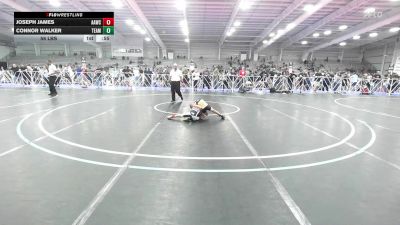 56 lbs Rr Rnd 1 - Joseph James, All-American Wrestling Club Red vs Connor Walker, Team RJN