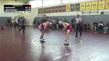 174 lbs Semifinal - Brock Kitchen, Fresno City College vs Calin Capra, Sacramento City College