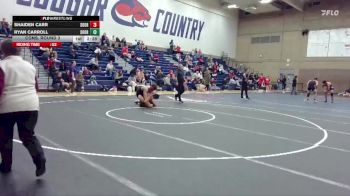 165 lbs Cons. Round 3 - Ryan Carroll, Southern Oregon vs Shaiden Carr, Southern Oregon