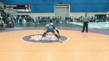 3 - 120 lbs Cons. Round 2 - Simon Dronov, Broadway vs Alex Cruz, Carroll County