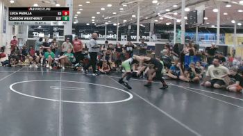 88 lbs 3rd Place - Luca Padilla, Diamond State Inferno - EL vs Carson Weatherly, Dueling Bandits - EL