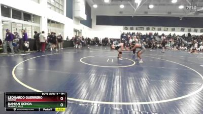 144 lbs Champ. Round 3 - Leonardo Guerrero, Mayfair vs Damian Ochoa, Trabuco Hills