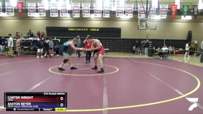 170 lbs 5th Place Match - Carter Wright, Iowa vs Easton Beyer, Team Valley Wrestling Club