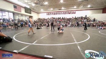 150 lbs Rr Rnd 1 - Jacelynn Elliott, Mannford Pirate Youth Wrestling vs Aiva Bernard, Woodland Wrestling Club