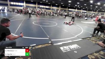 109 lbs Round Of 16 - Dominic Mendoza, Pomona Elite vs Aiden Aguilar, Wolfpack WC