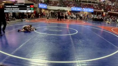 40 lbs Cons. Round 3 - Seger Stanley, Buzzsaw Wrestling Club vs Duncan Markle, Glasgow Wrestling Club