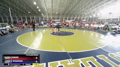 190 lbs Placement Matches (8 Team) - Kaden Parker, Arizona vs Corbyn Schumack, Oregon