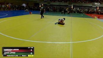 68 lbs Quarterfinal - Jaxon Liffrig, K-M vs Harrison Larson, Worthington