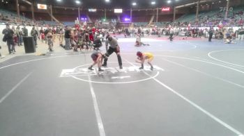 62 lbs Rr Rnd 1 - Jalen Pacheco, Wolfpack Wrestling Academy vs Eli Garza, NM Gold