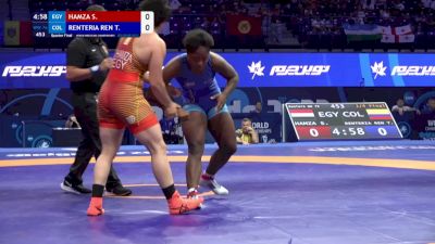 76 kg 1/4 Final - Samar Amer Ibrahim Hamza, Egypt vs Tatiana Renteria Renteria, Colombia