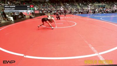 102 lbs Consolation - Holly Eason, WTC vs Maisyn Lott, Bison Takedown Club