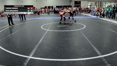 97 lbs Cons. Round 1 - Amara Wright, Chapman vs Mya McKitrick, Wildcat