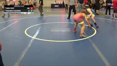 1st Place Match - Kinleigh Colburn, Alexander Spartans vs Jada Poff, G4orce Wrestling Club