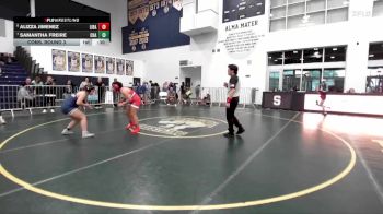 170 lbs Cons. Round 3 - Samantha Freire, Chaparral vs Alizza Jimenez, Liberty (Bakersfield)
