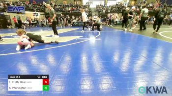 67 lbs Consi Of 4 - Emerly Pretty Bear, Harrah Little League Wrestling vs Azalea Pennington, Henryetta Knights Wrestling Club