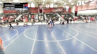 138 lbs Cons. Semi - Kixten Barney, Uintah Wrestling vs Corbin Tingey, Declo Stingers