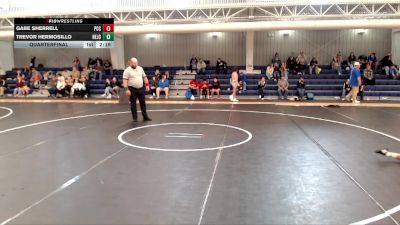 125 lbs Quarterfinal - Trevor Hermosillo, Northeastern Junior College vs Gabe Sherrell, Pratt Community College