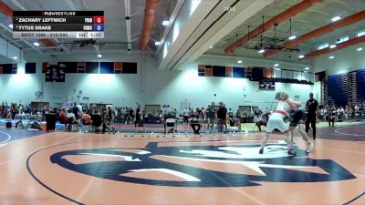 215/285 Round 3 - Zachary Leftwich, Botetourt Training Center vs Tytus Drake, Front Royal Wrestling Club