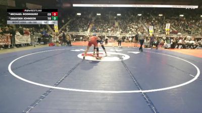 4A-165 lbs Cons. Semi - Michael Rodriguez, Central vs Drayden Johnson, Thunder Basin