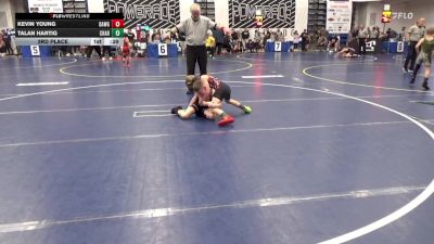75 lbs 3rd Place - Kevin Young, Dawg Pound vs Talan Hartig, Chartiers-Houston