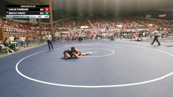 155 lbs Cons. Round 1 - Callie Fairbank, Independence HS vs Bently Pruitt, Beloit HS