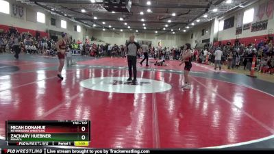 102 lbs Quarterfinal - Micah Donahue, No Nonsense Wrestling vs Zachary Huebner, MAHACA