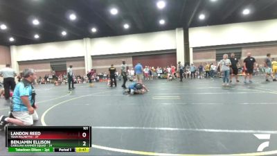 101 lbs Semis (4 Team) - Benjamin Ellison, Carolina Hammer Squad vs Landon Reed, Team Palmetto