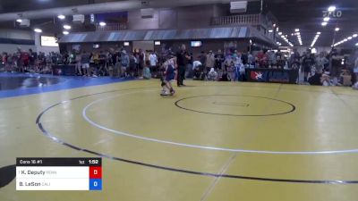 38 kg Cons 16 #1 - Kooper Deputy, Pennsylvania vs Brayden LeSon, California