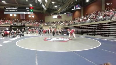 3A 157 lbs Semifinal - Jack Burdick, Carbon vs Luke Woolsey, Morgan