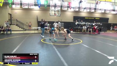 102 lbs Semifinal - Kline Kiburz, Moen Wrestling Academy vs Hendrix Schwab, Immortal Athletics WC