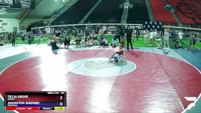 85 lbs Semifinal - Te`lia Grove, Hawaii vs Samantha Shepard, Montana