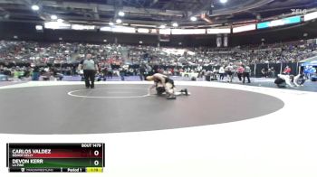 150 lbs Semifinal - Devon Kerr, La Pine vs Carlos Valdez, Bishop Kelly