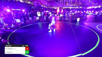 86 lbs Quarterfinal - Mason Wright, Mountain Man WC vs Daivd Aung, Top Notch WC