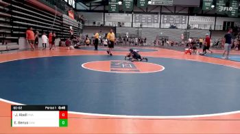 60-62 lbs Quarterfinal - Jack Abell, PSF Wrestling Academy vs Easton Benyo, Sauk Valley Wrestling