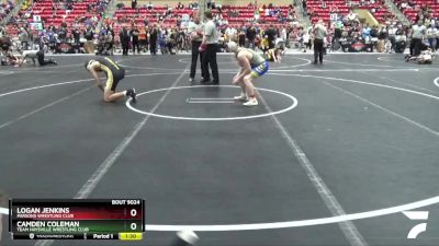 140 lbs Cons. Round 2 - Logan Jenkins, Parsons Wrestling Club vs Camden Coleman, Team Haysville Wrestling Club