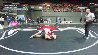 144 lbs Round Of 32 - Christofer Jewett, Paso Robles vs Jackson Golding, Bakersfield