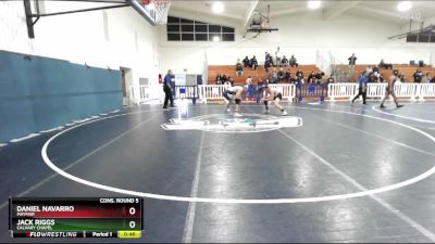 175 lbs Cons. Round 5 - Jack Riggs, Calvary Chapel vs Daniel Navarro, Mayfair