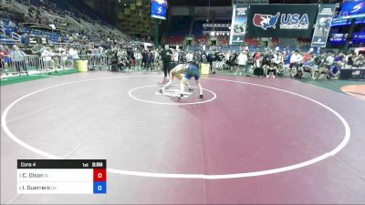 157 lbs Cons 4 - Caleb Olson, IA vs Ishmael Guerrero, OK